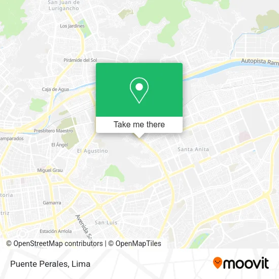 Mapa de Puente Perales