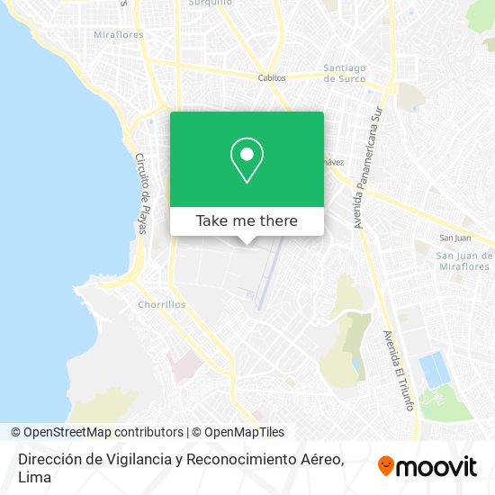 Dirección de Vigilancia y Reconocimiento Aéreo map