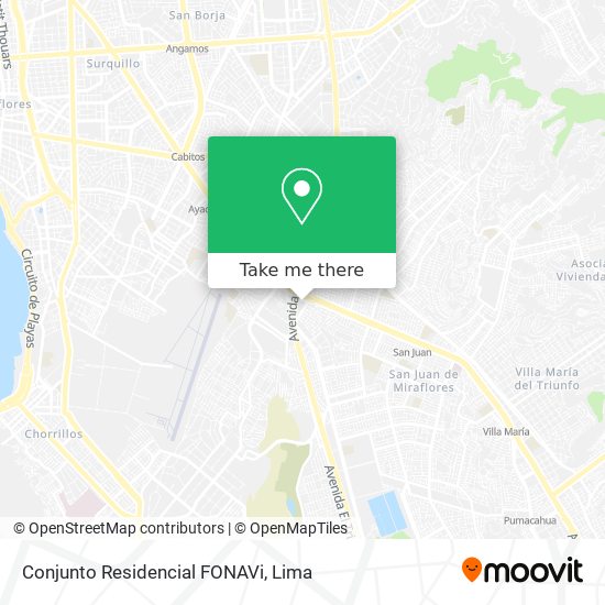Mapa de Conjunto Residencial FONAVi