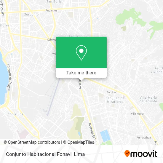 Conjunto Habitacional Fonavi map