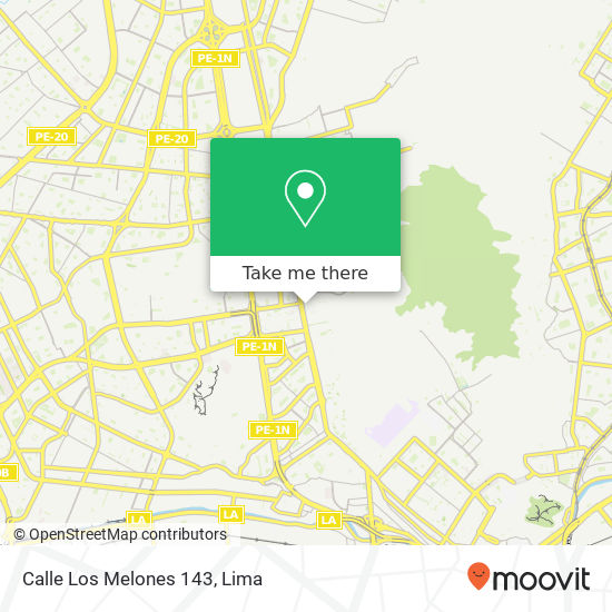 Calle Los Melones 143 map