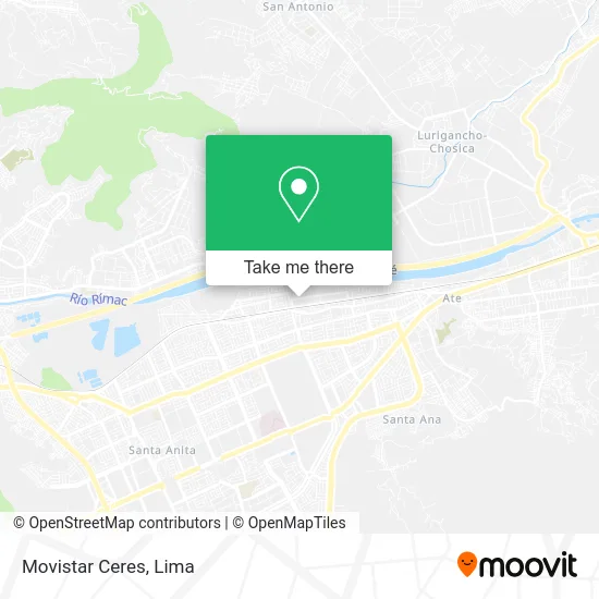 Movistar Ceres map