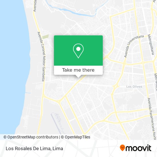 Los Rosales De Lima map