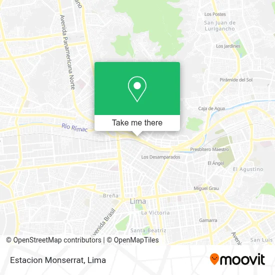 Estacion Monserrat map