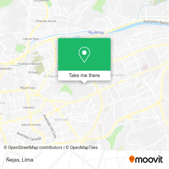 Mapa de Ñejas