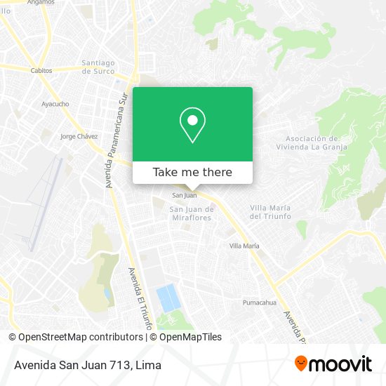 Avenida San Juan 713 map