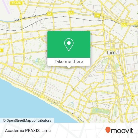 Academia PRAXIS map