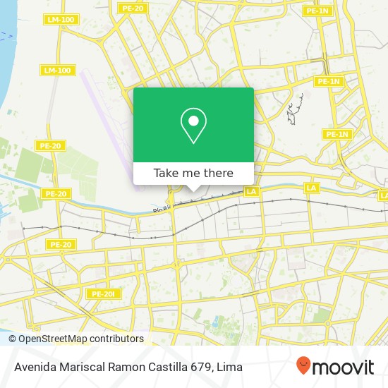 Avenida Mariscal Ramon Castilla 679 map