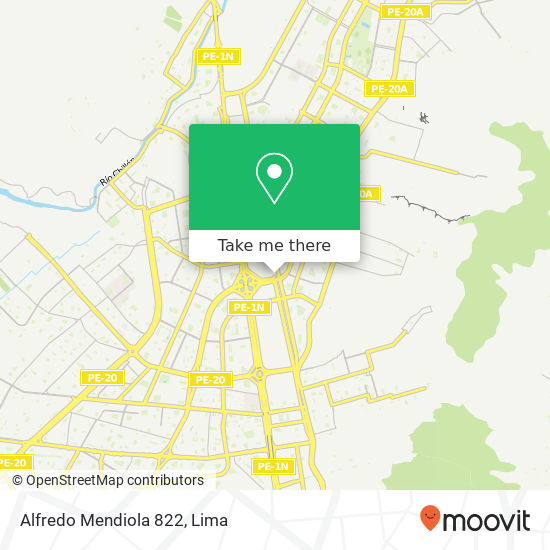 Alfredo Mendiola 822 map