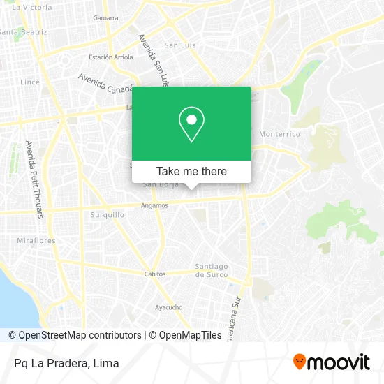 Pq La Pradera map
