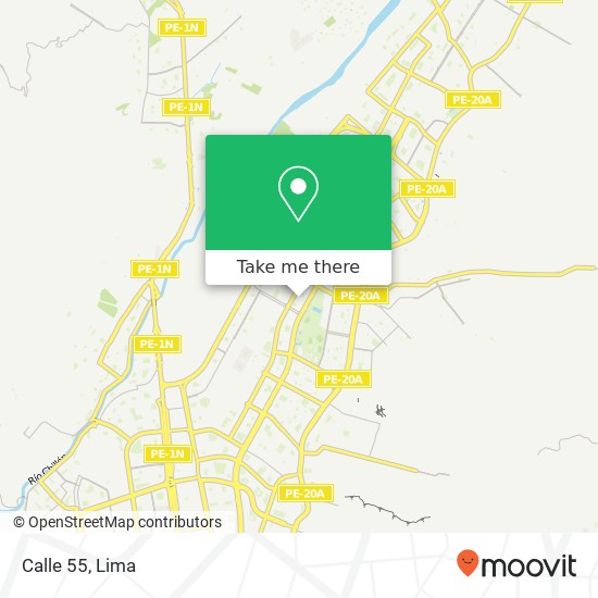 Calle 55 map