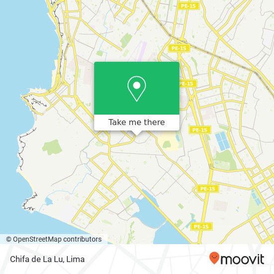 Chifa de La Lu map