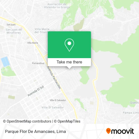 Mapa de Parque Flor De Amancaes