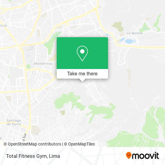 Total Fitness Gym map