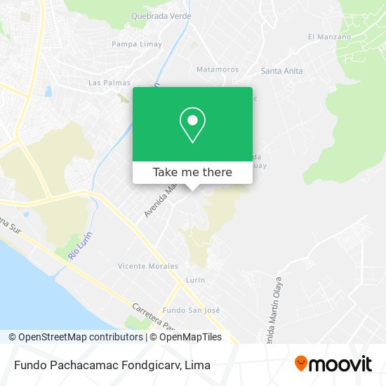 Fundo Pachacamac Fondgicarv map