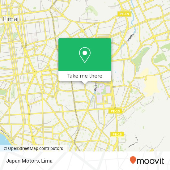 Japan Motors map