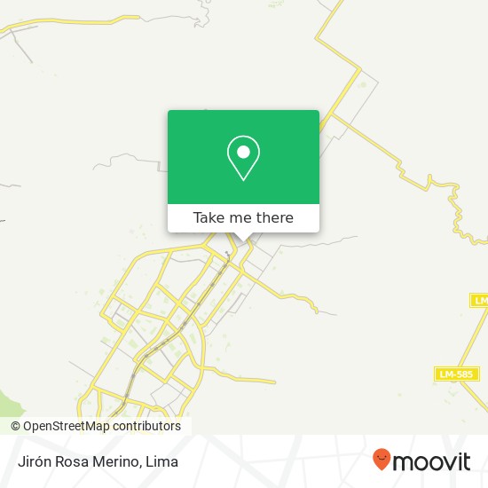 Jirón Rosa Merino map