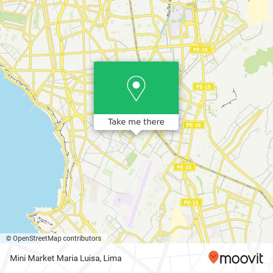 Mini Market Maria Luisa map