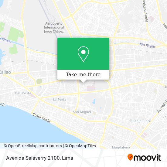 Avenida Salaverry 2100 map