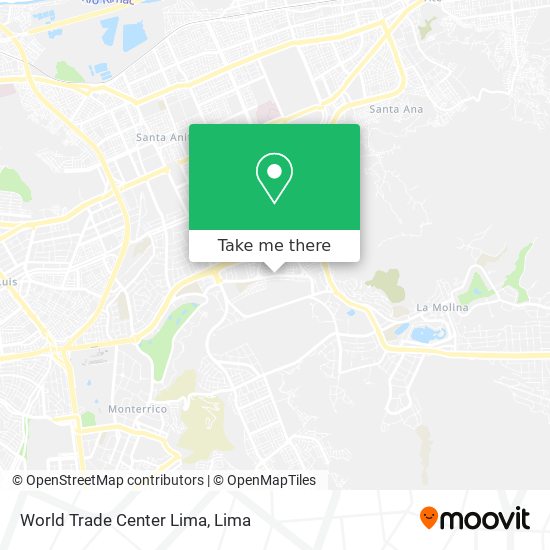 World Trade Center Lima map