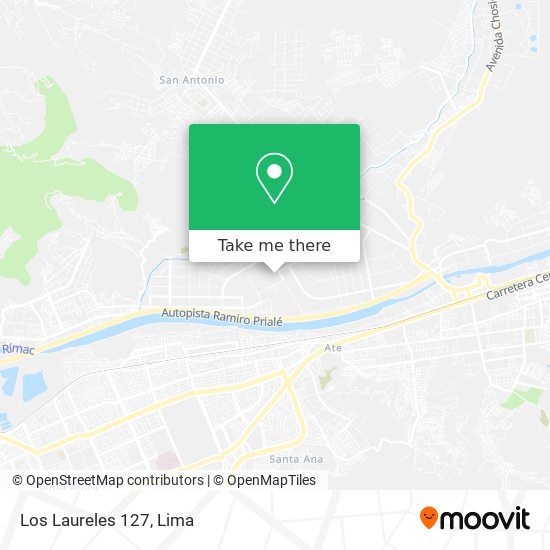 Los Laureles 127 map