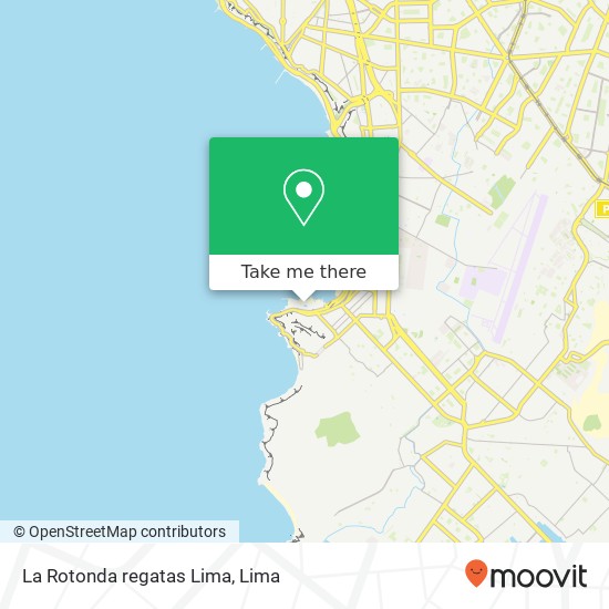 La Rotonda regatas Lima map