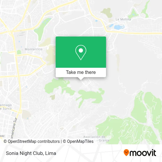 Sonia Night Club map