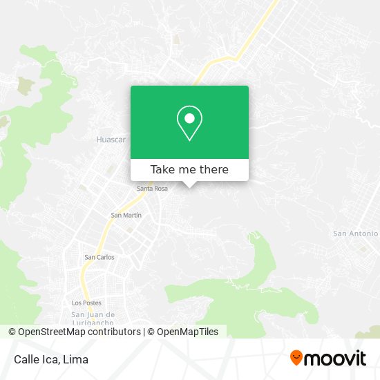 Calle Ica map