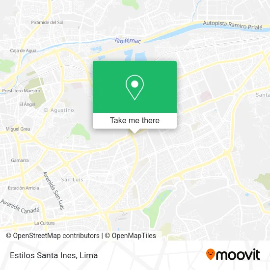 Mapa de Estilos Santa Ines