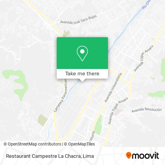 Restaurant Campestre La Chacra map