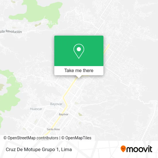 Cruz De Motupe Grupo 1 map
