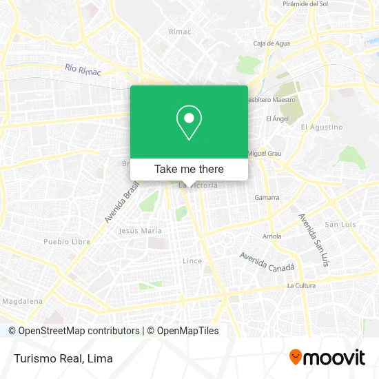 Turismo Real map