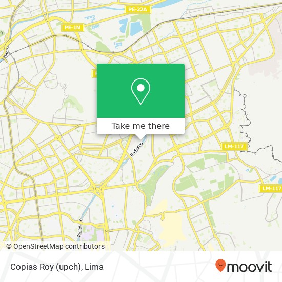 Copias Roy (upch) map