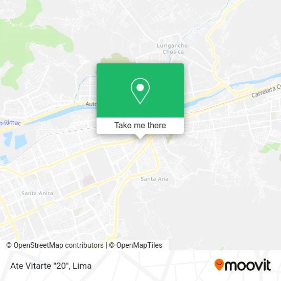 Mapa de Ate Vitarte "20"