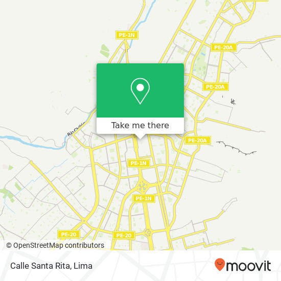 Calle Santa Rita map