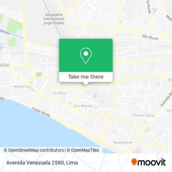 Avenida Venezuela 2580 map