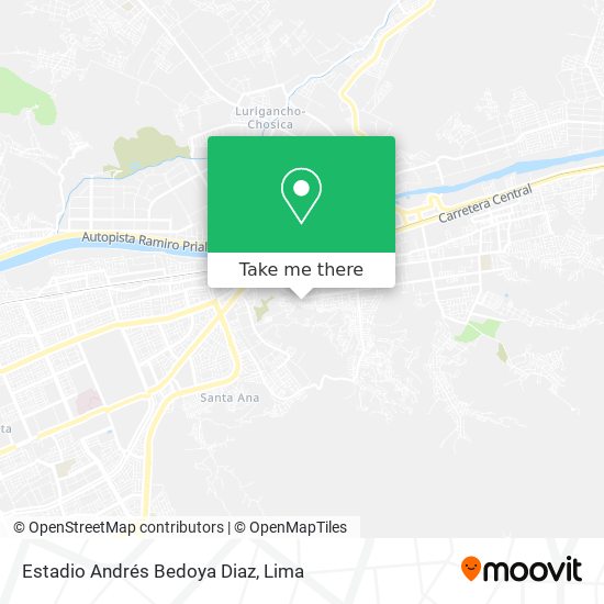 Estadio Andrés Bedoya Diaz map