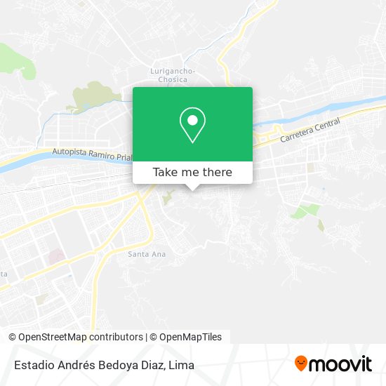 Estadio Andrés Bedoya Diaz map