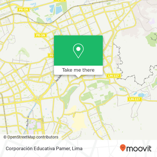 Corporación Educativa Pamer map
