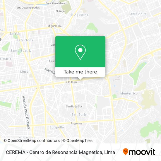 CEREMA - Centro de Resonancia Magnética map