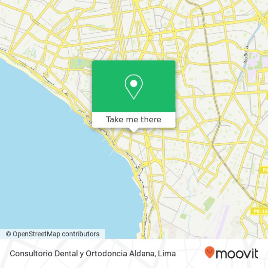 Consultorio Dental y Ortodoncia Aldana map