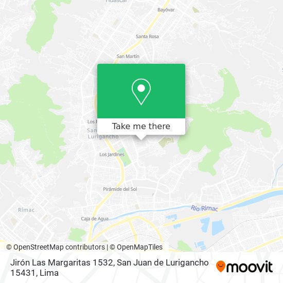 Jirón Las Margaritas 1532, San Juan de Lurigancho 15431 map