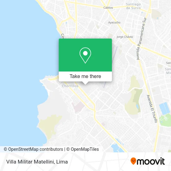 Mapa de Villa Militar Matellini