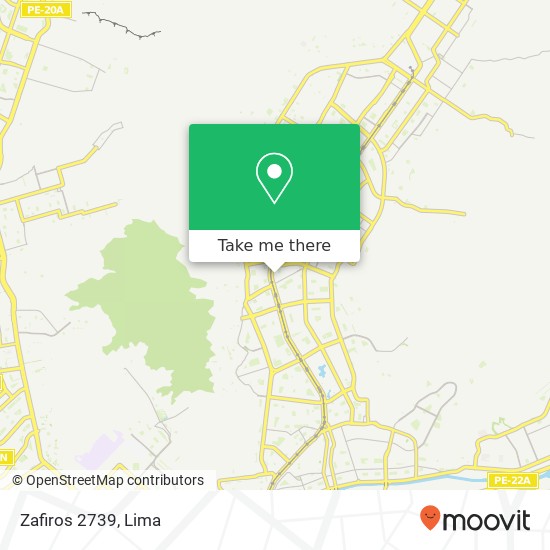 Zafiros 2739 map