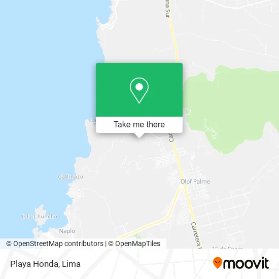 Playa Honda map