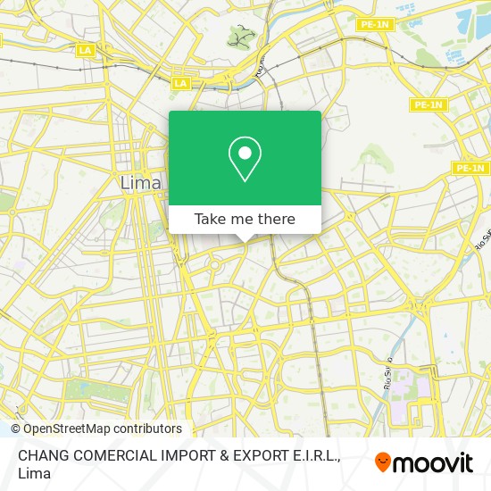 CHANG COMERCIAL IMPORT & EXPORT E.I.R.L. map