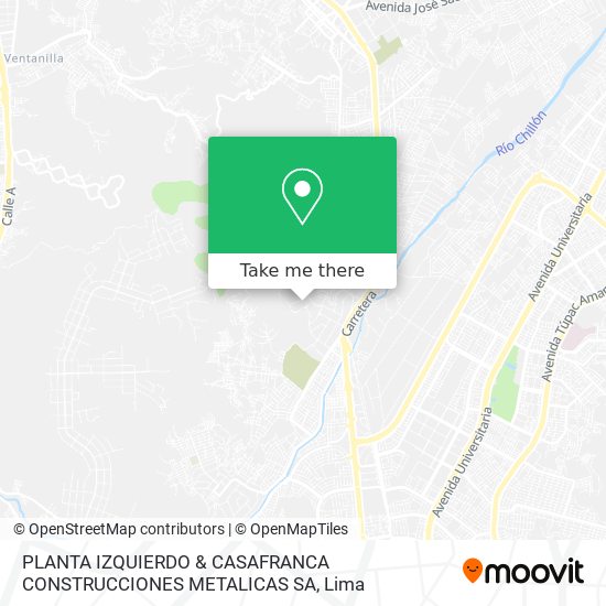 PLANTA IZQUIERDO & CASAFRANCA CONSTRUCCIONES METALICAS SA map