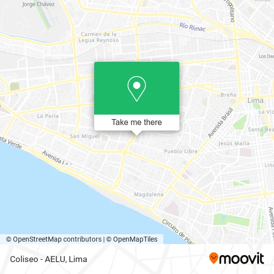 Mapa de Coliseo - AELU