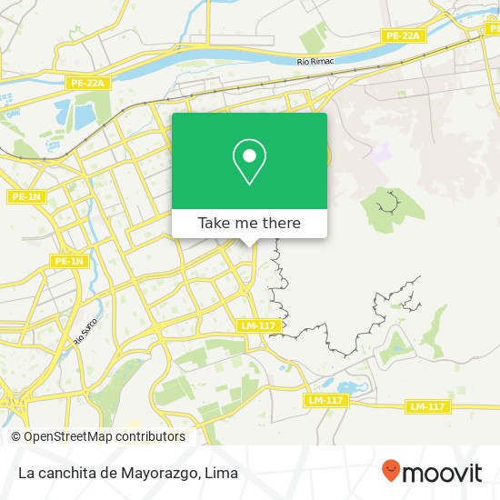 La canchita de Mayorazgo map