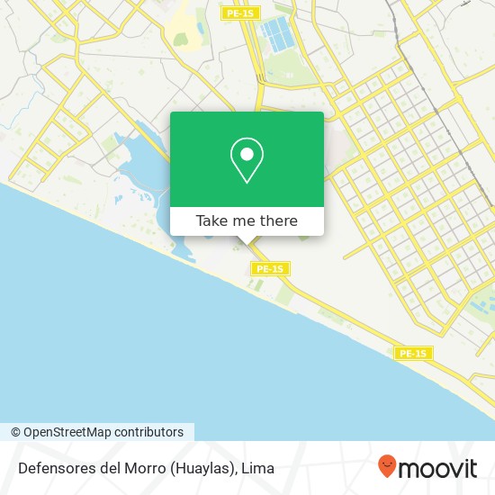 Defensores del Morro (Huaylas) map